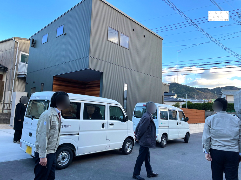 北九州市の方が省エネルギー住宅の視察に来られました。
